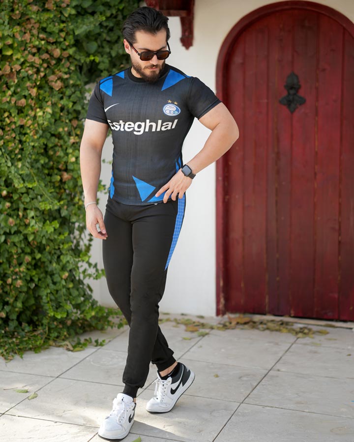 ست تیشرت شلوار مردانه استقلال کد6432