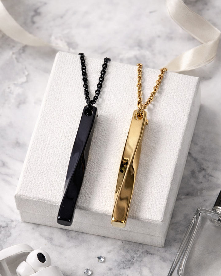 ست گردنبند مدل عشق مکعب کد6473