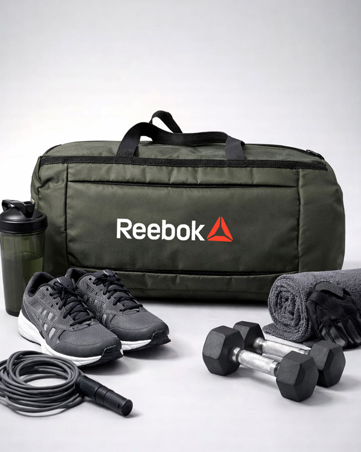 ساک ورزشی مدل reebok سبزتیره کد6481