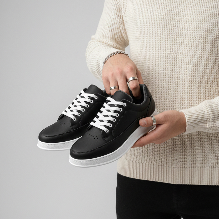 کفش روزمره مردانه مدل ونیزمن مشکی