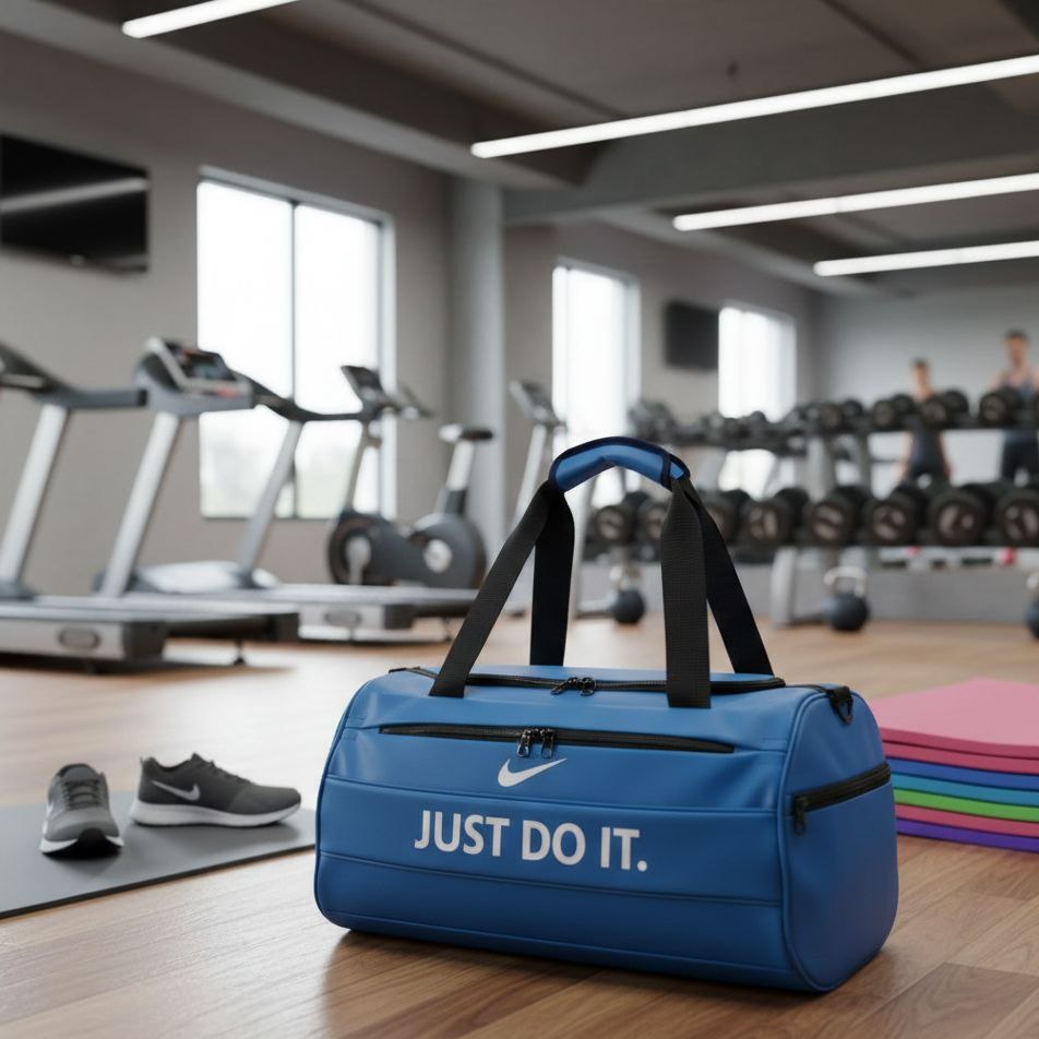 ساک ورزشی نایکی مدل Just do it آبی