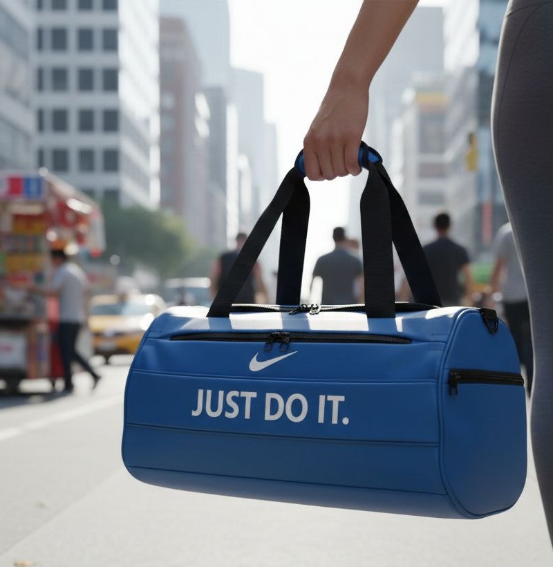 ساک ورزشی نایکی مدل Just do it آبی