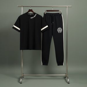 ست تیشرت شلوار مردانه بنگال کش مدل Salar مشکی