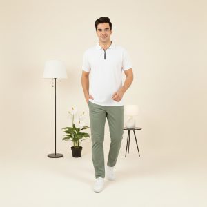 پکیج ست مردانه تیشرت نیم زیپ شلوار مدل Arashk