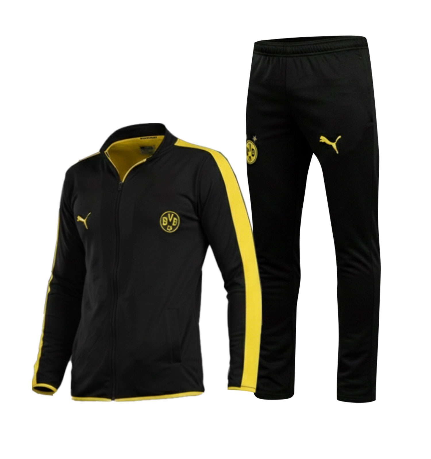 ست مردانه سویشرت شلوار Dortmund مشکی مدل 49378