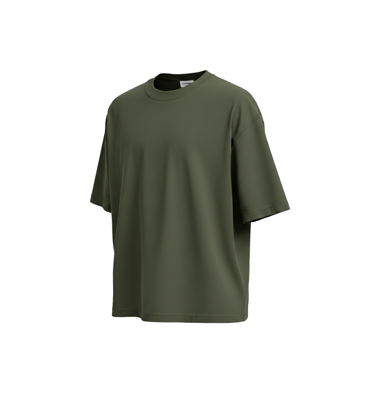 تیشرت یقه گرد مردانه باکسی نخ پنبه بیسیک مدل 49486