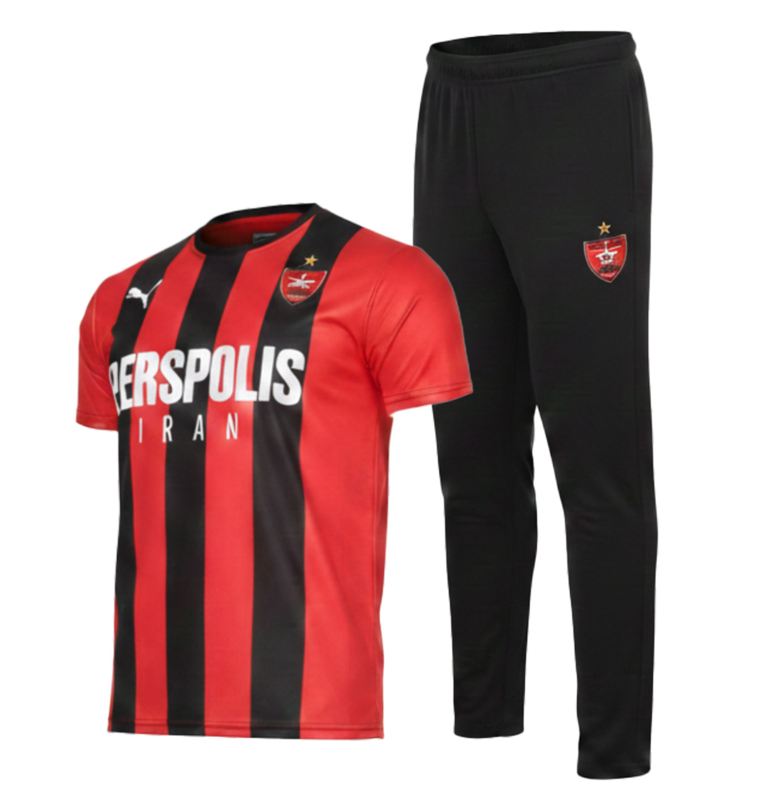 ست مردانه تیشرت شلوار Puma پرسپولیس مدل 49433