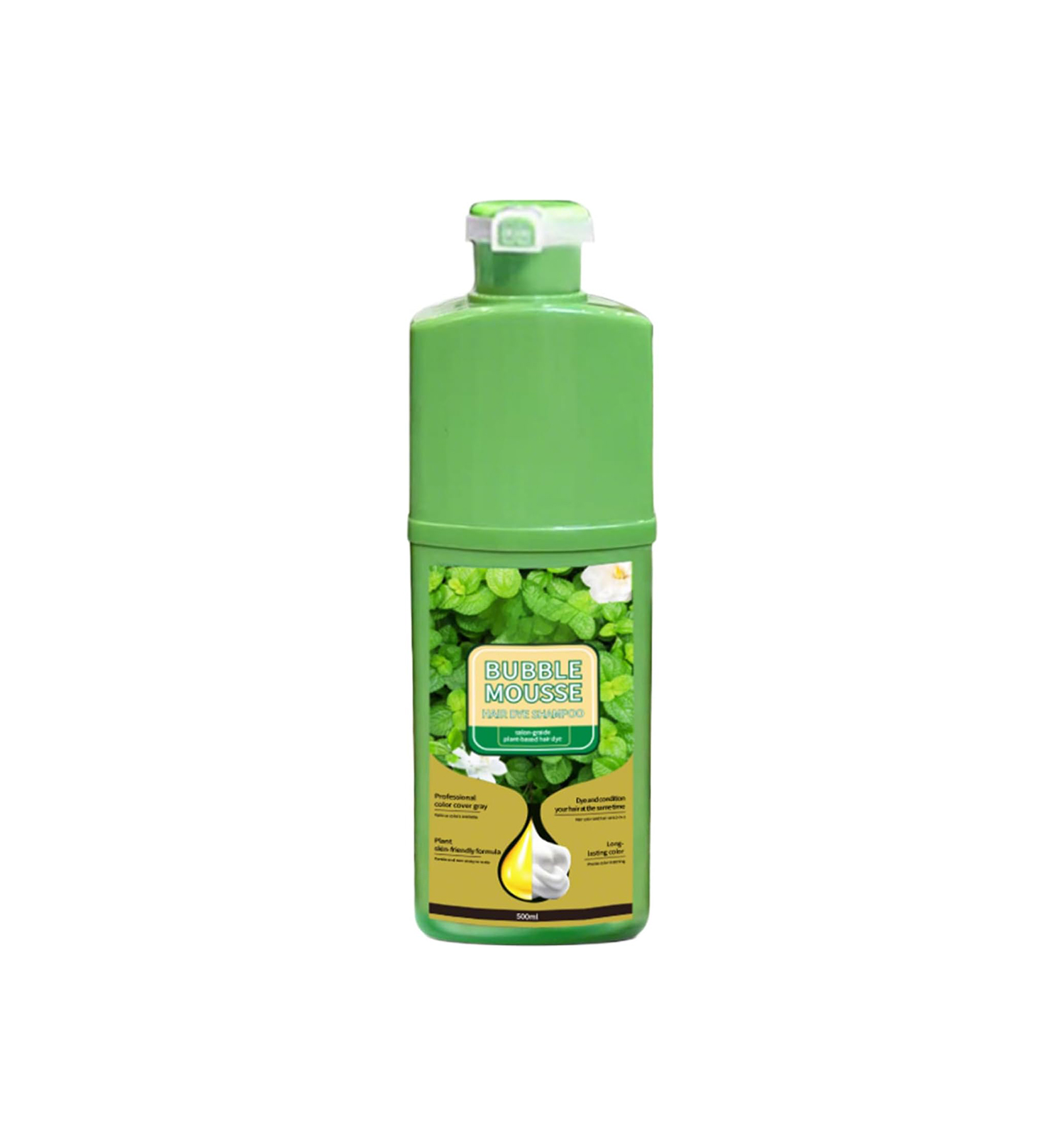 شامپو رنگ مو مشکی Bubble Mousse مدل 49500