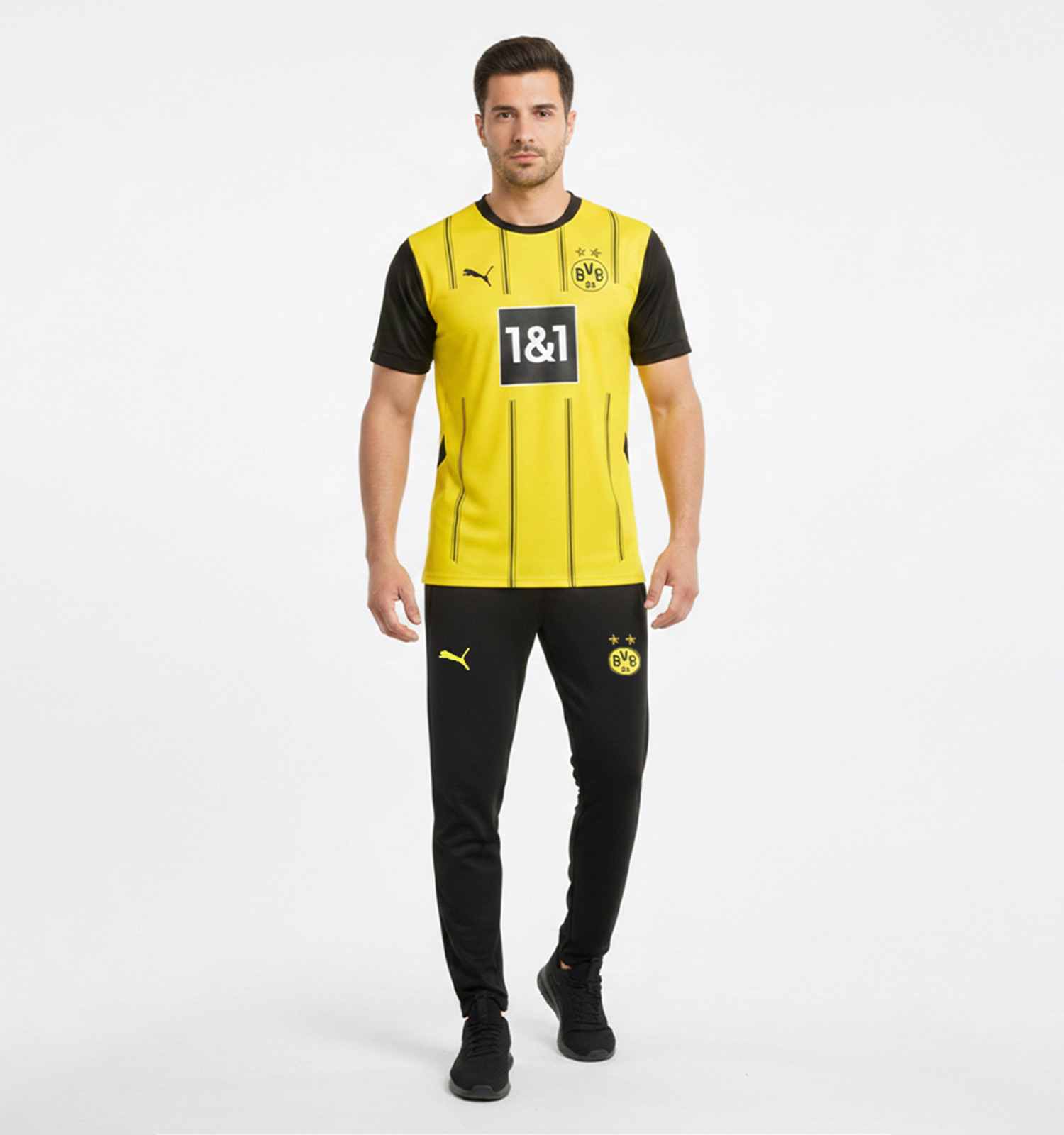 ست مردانه تیشرت شلوار Puma دورتمند مدل 49436