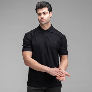 پولوشرت مردانه مشکی جودون ساده Polo مدل 49536