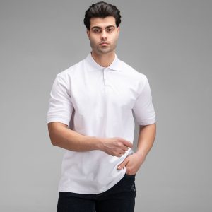 پولوشرت مردانه سفید جودون ساده Polo مدل 49532