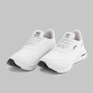 کفش روزمره مردانه Skechers چرم مصنوعی بنددار سفید مدل 49473