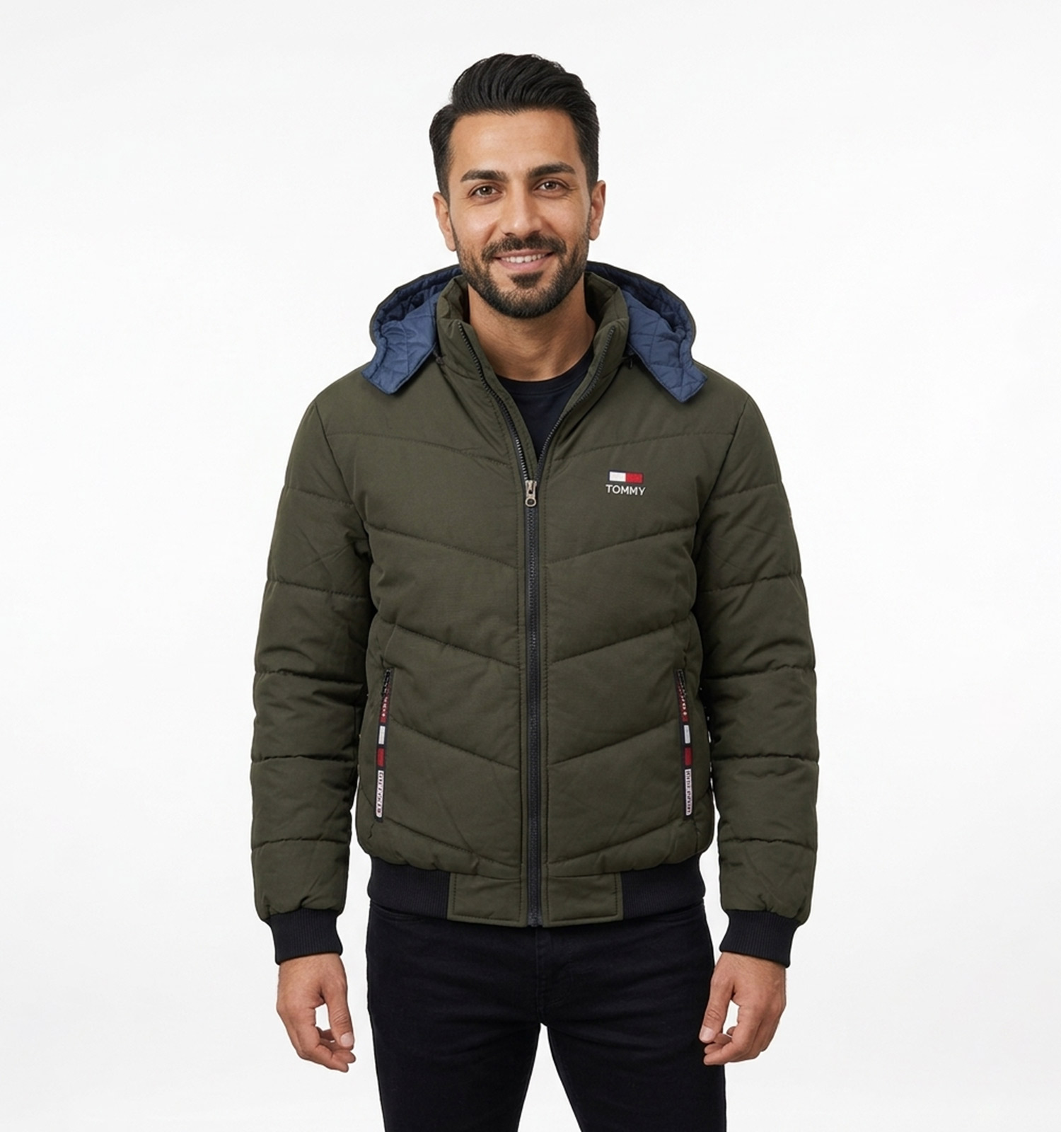 کاپشن مموری مردانه فری سایز Tommy مدل 49591