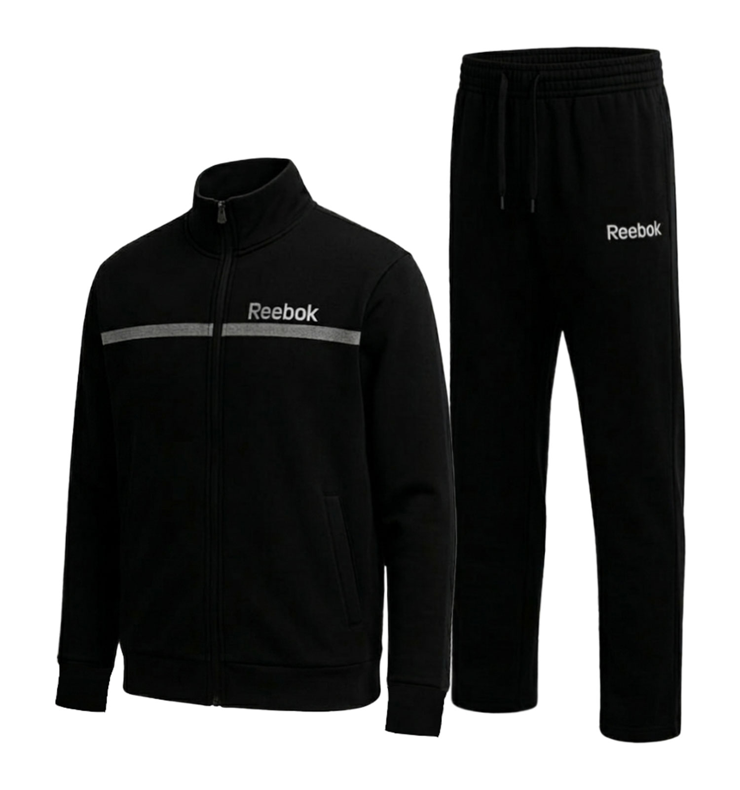 ست مردانه سویشرت شلوار Reebok مشکی مدل 49615