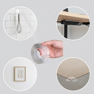 چسب شفاف دو طرفه شیشه ای کد 6490
