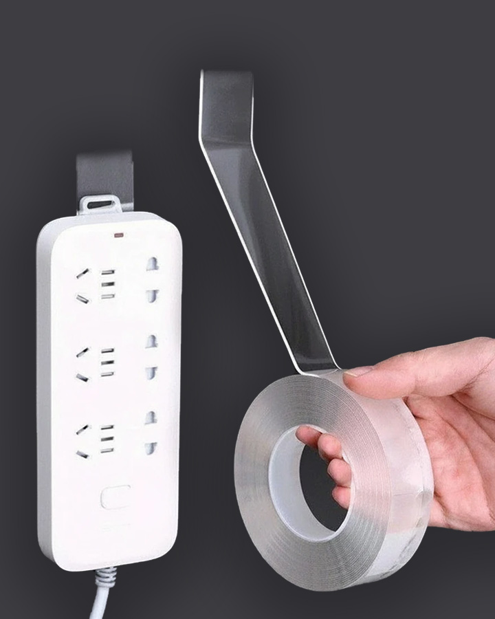 چسب شفاف دو طرفه شیشه ای کد 6490