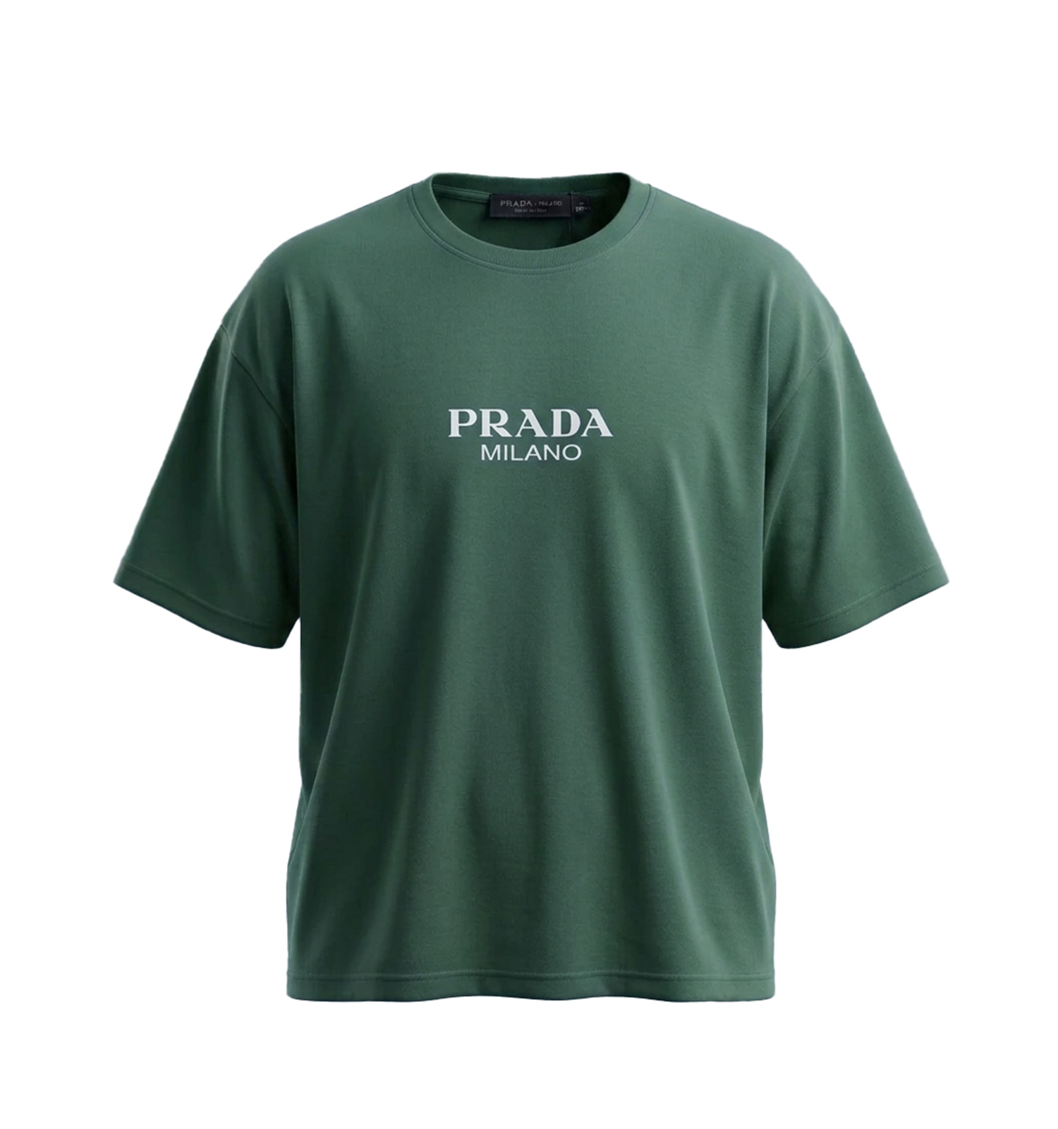 تیشرت Prada یقه گرد مردانه دورس پنبه طرحدار مدل 49671