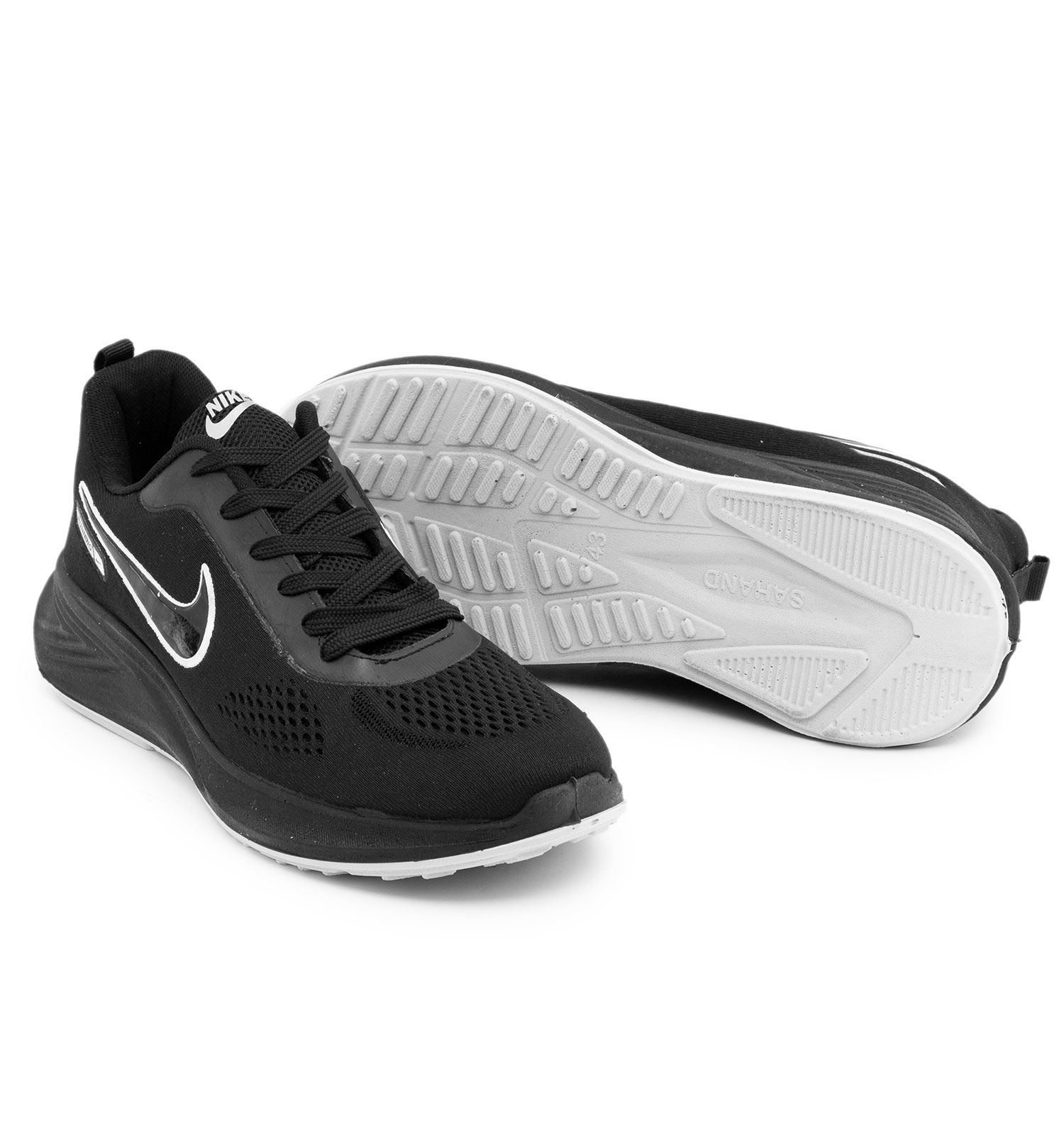 کفش اسپرت رانینگ Nike مردانه مشکی بندی مدل 49597