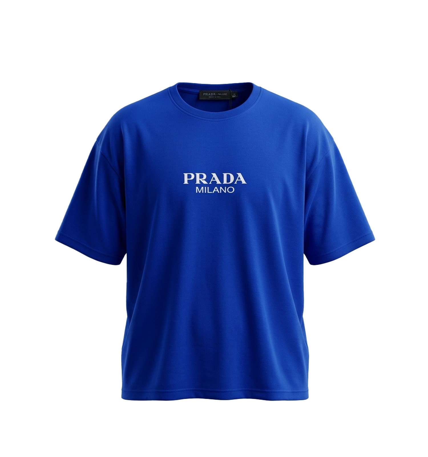 تیشرت Prada یقه گرد مردانه دورس پنبه طرحدار مدل 49672