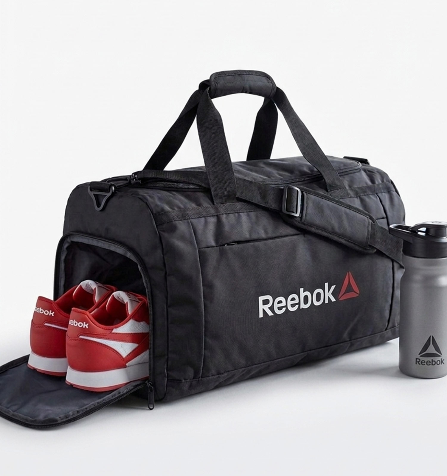 کیف ورزشی Reebok طوسی مدل 49607