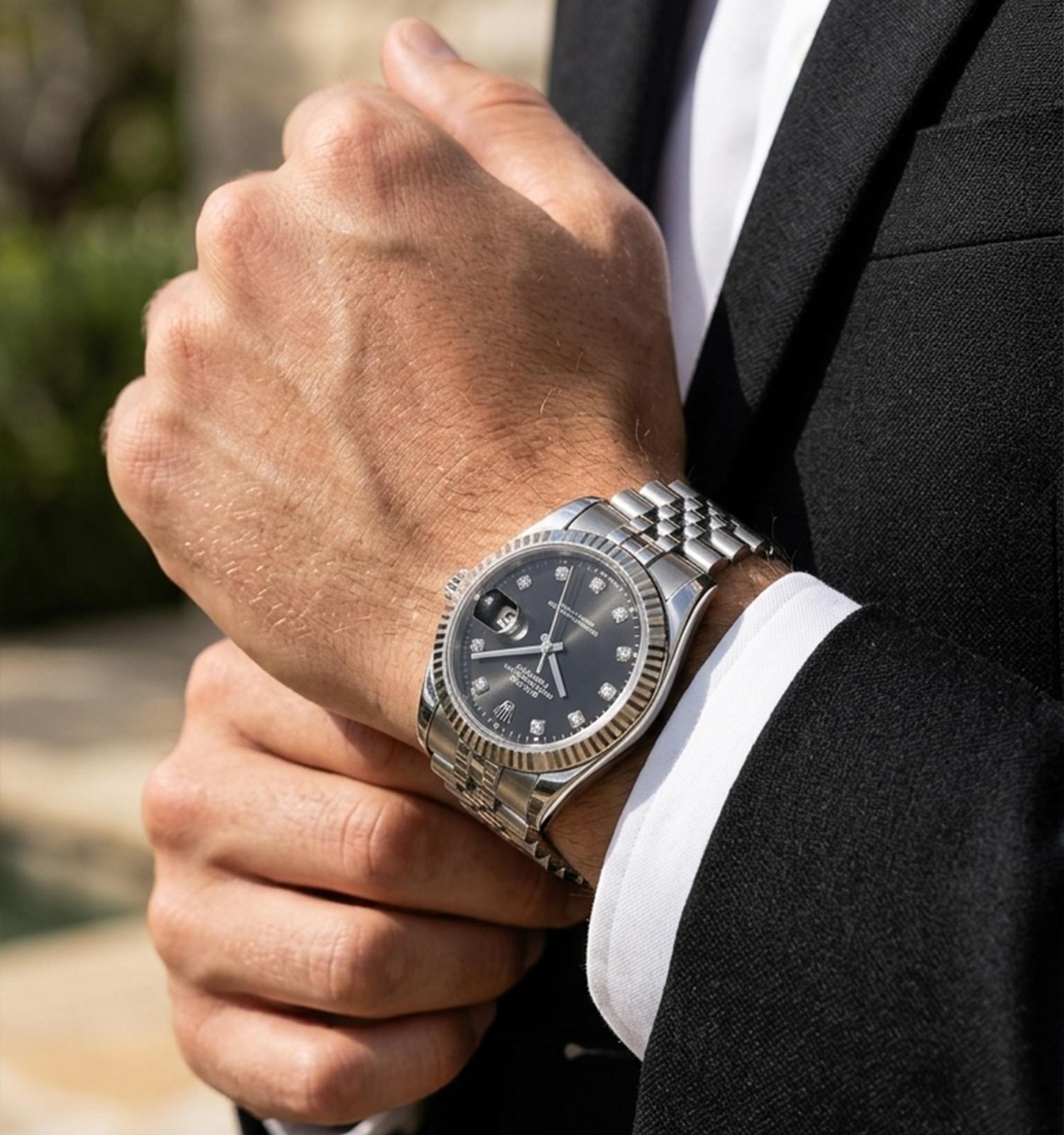 ساعت مچی عقربه ای مردانه Rolex مدل 49659