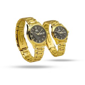 ست ساعت زنانه مردانه Orient_Black مدل 3898