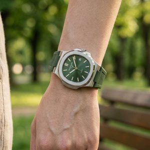 ساعت مردانه PATEK PHILIPPE سبز کد 6506