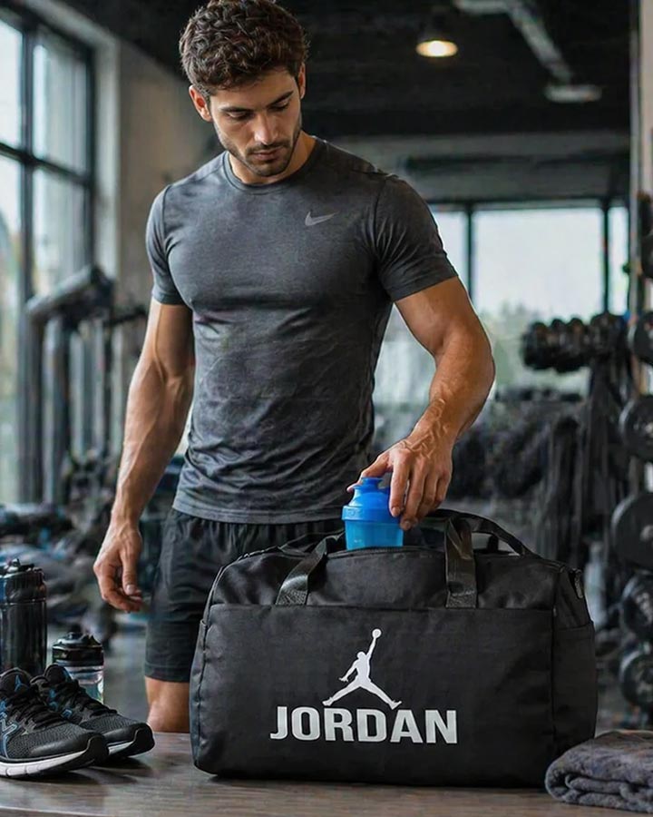 ساک ورزشی مدل Jordan مشکی کد 6510