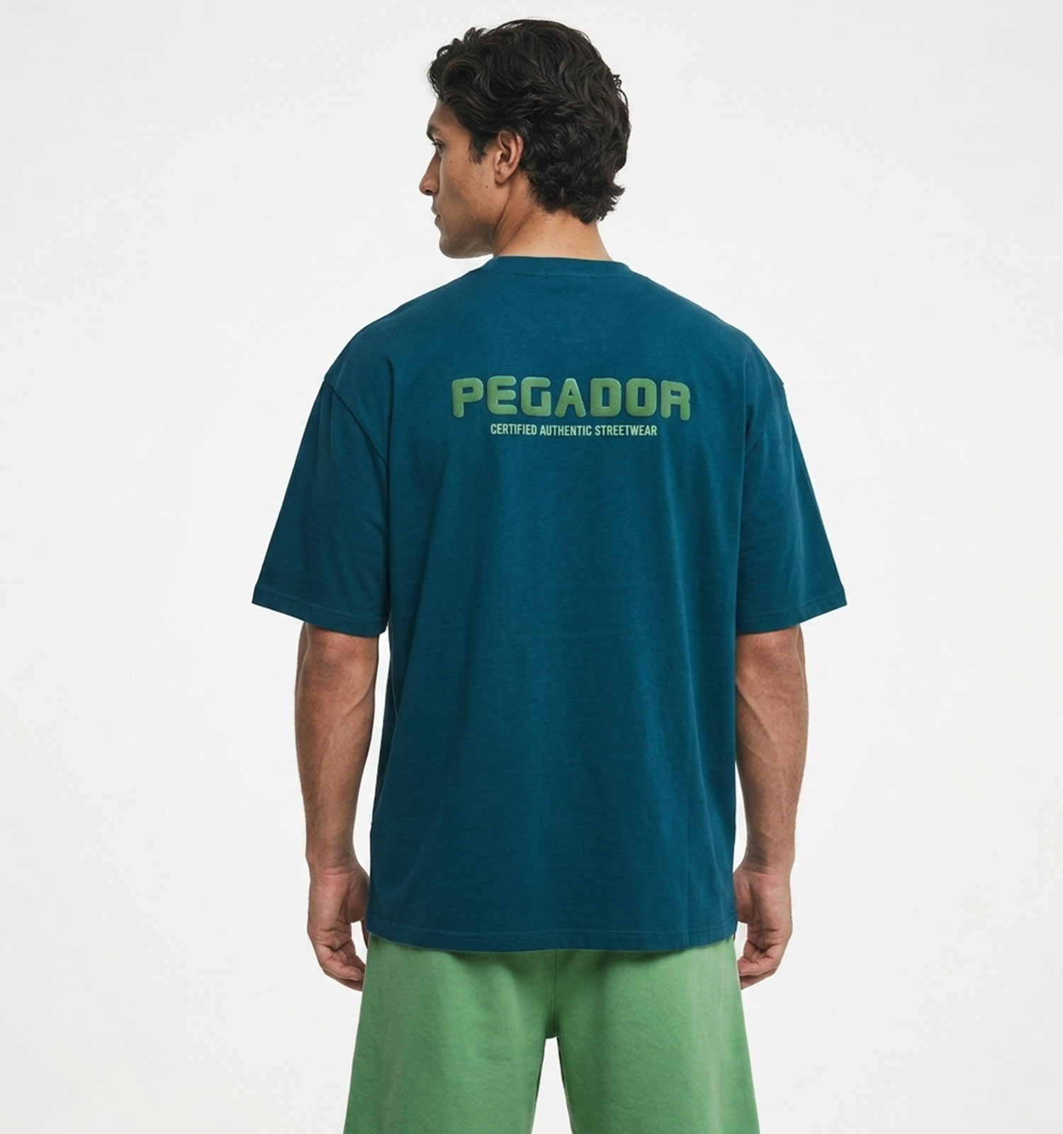 تیشرت Pegador یقه گرد مردانه باکسی دورس پنبه طرحدار مدل 50120