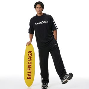 ست مردانه تیشرت شلوار Balenciaga مشکی مدل 49700