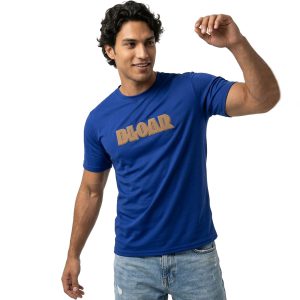 تیشرت یقه گرد مردانه نخ پنبه طرحدار مدل 49988