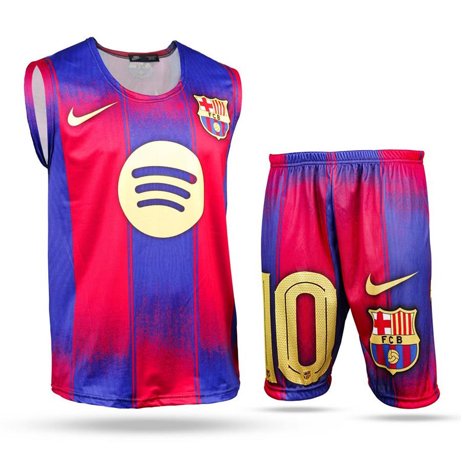 ست رکابی شلوارک FCB مدل 3972