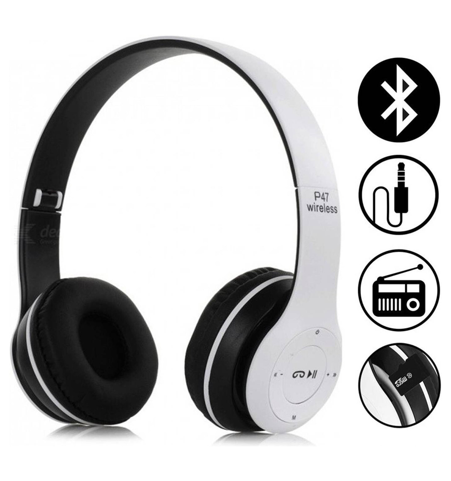 هدفون بلوتوثی P 47 مدل 50437