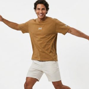 تیشرت Under Armour یقه گرد مردانه نخ پنبه طرحدار مدل 50206