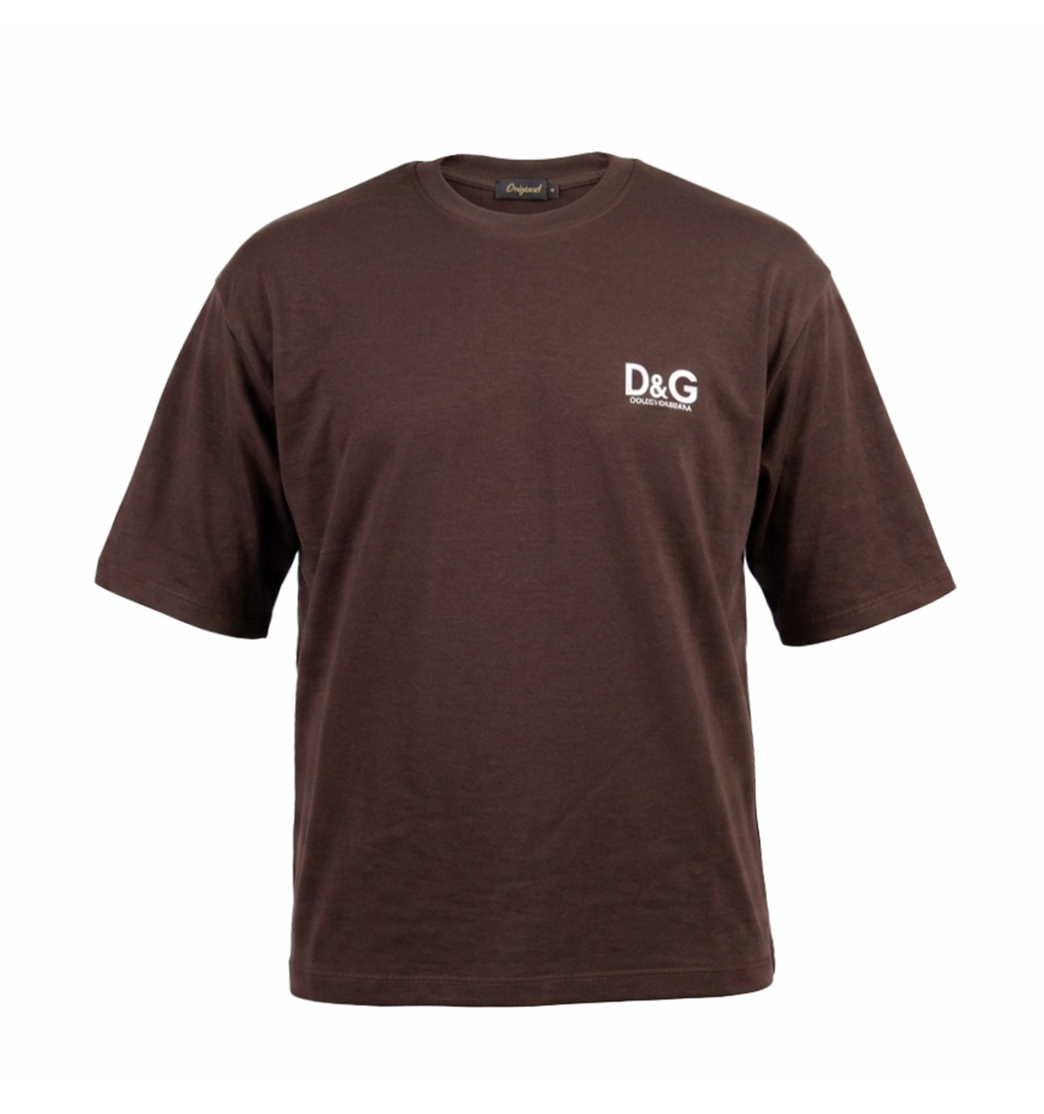 تیشرت D&G یقه گرد مردانه مچینست طرحدار مدل 50306