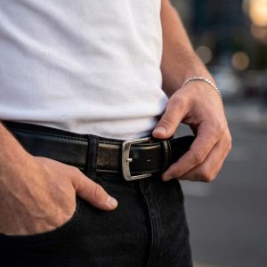 کمربند چرم مردانه مدل 50386