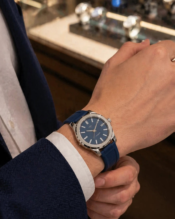 ساعت مردانه PATEK PHILIPPE سورمه ای کد 6507