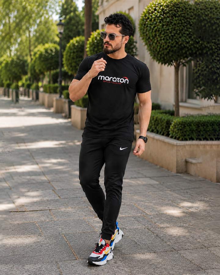 ست تیشرت شلوار مردانه مدل Maraton کد 5942