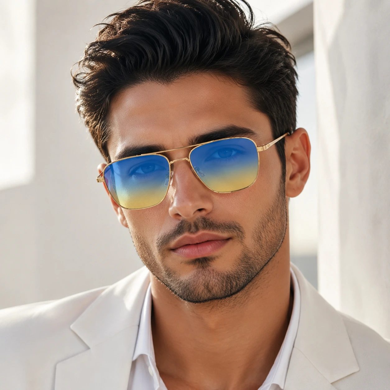 عینک مردانه روز شب UV400 برند میباخ