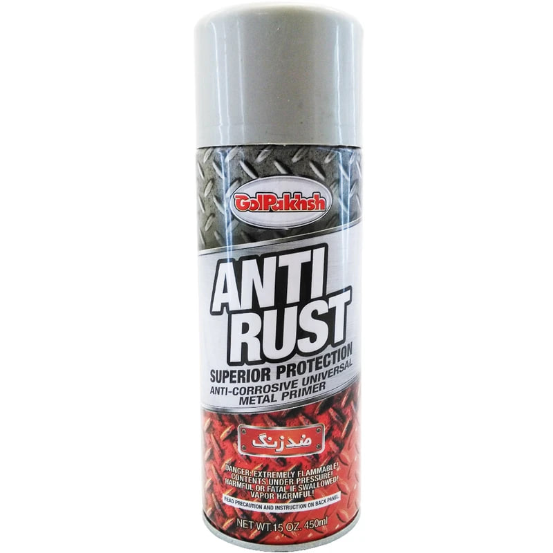 اسپری ضد زنگ مدل ANTI RUST حجم 450 میلی لیتر طوسی