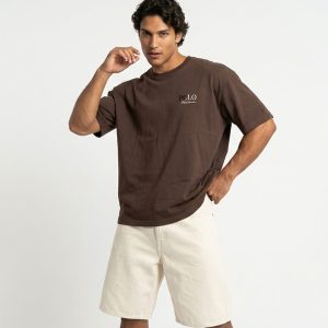 تیشرت Polo یقه گرد مردانه نخ پنبه طرحدار مدل 50143