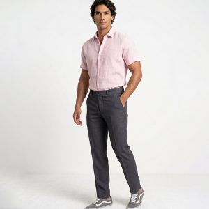شلوار پارچه ای جودون راسته مردانه مدل 50332