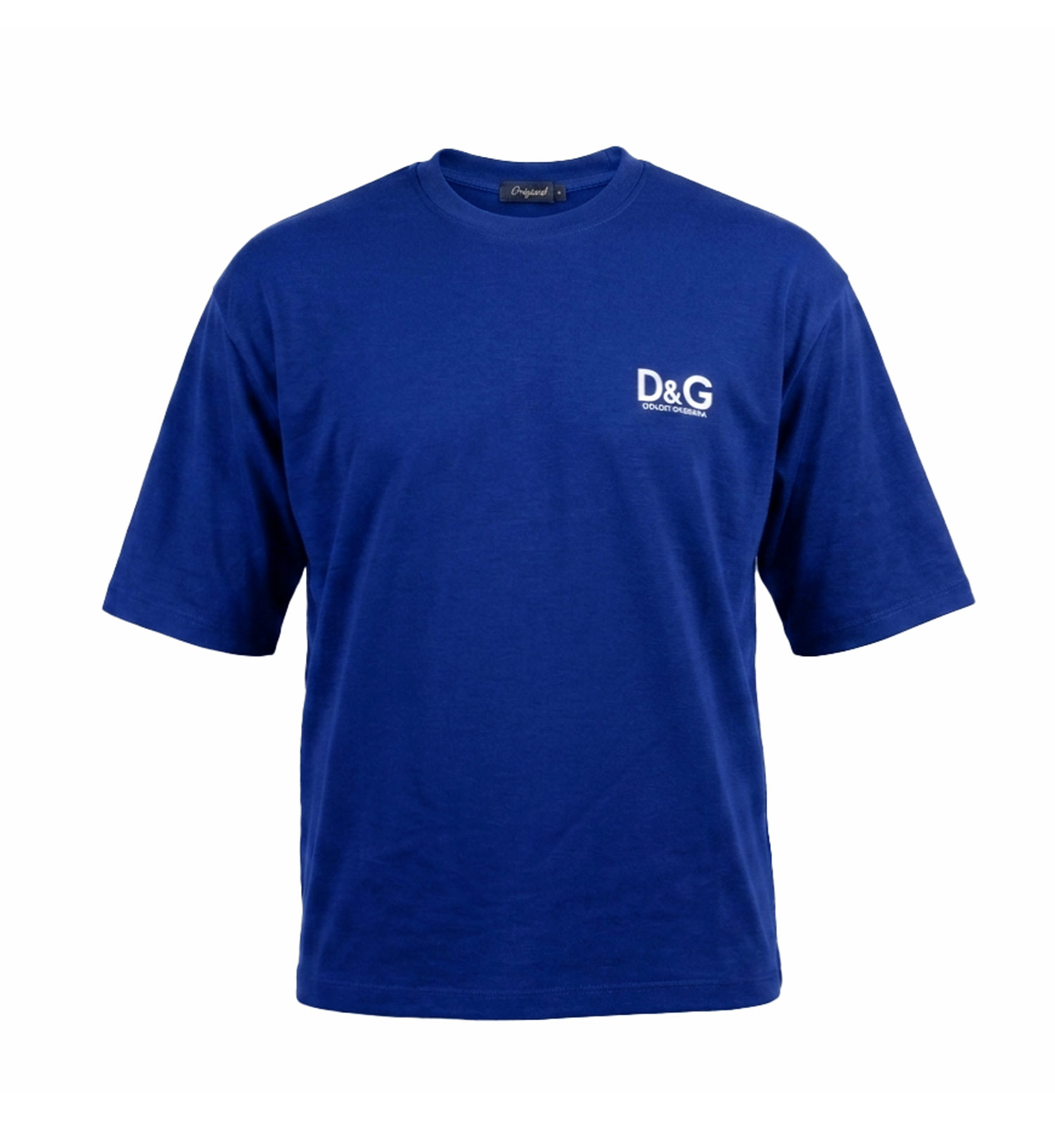 تیشرت D&G یقه گرد مردانه مچینست طرحدار مدل 50305