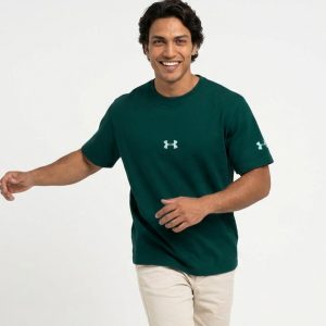 تیشرت Under Armour یقه گرد مردانه نخ پنبه طرحدار مدل 50205