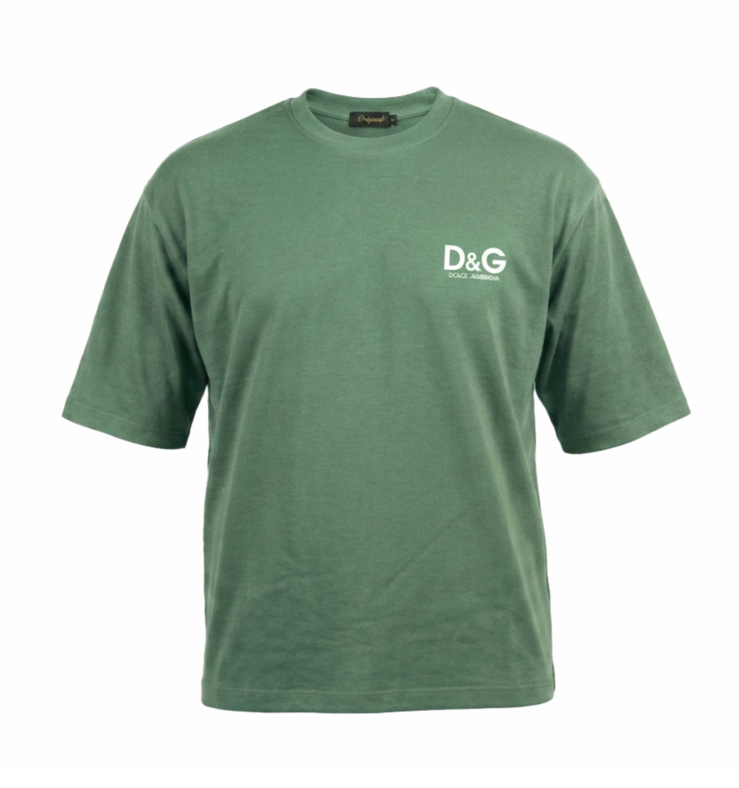تیشرت D&G یقه گرد مردانه مچینست طرحدار مدل 50304