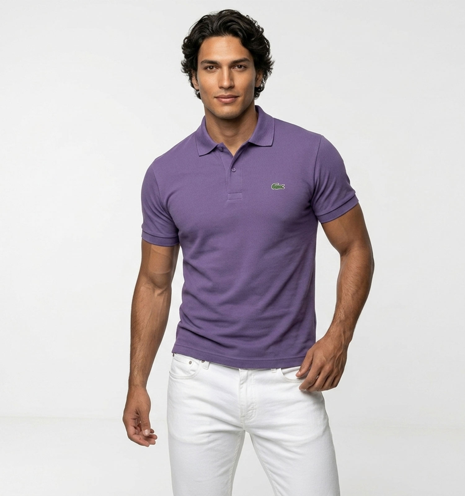 پولوشرت مردانه جودون ساده Lacoste مدل 50292