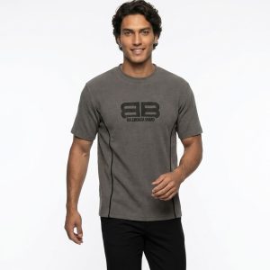 تیشرت Balenciaga یقه گرد مردانه طرحدار مدل 50041