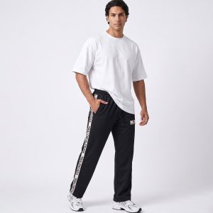 شلوار مردانه نیم بگ ساده بنگال مشکی Balenciaga مدل 50770