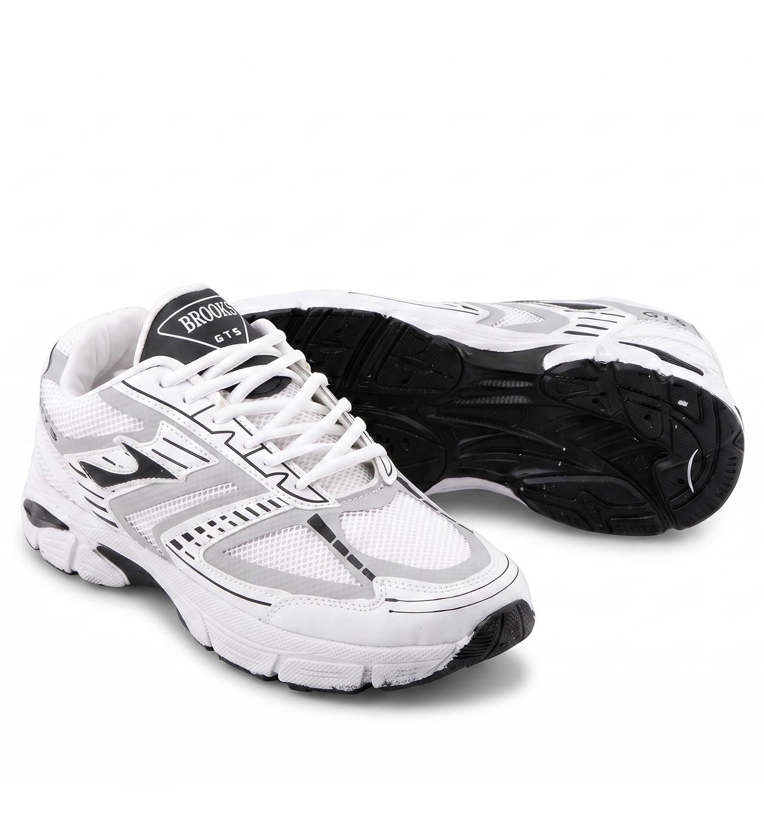 کفش مردانه اسپرت اسپیسر سفید مشکی Brooks مدل 50734