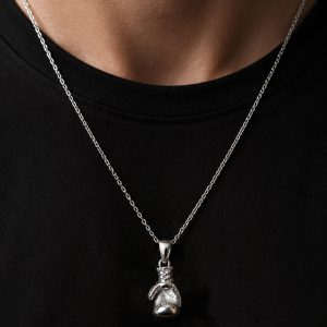 گردنبند طرح دستکش بوکس کد 6540
